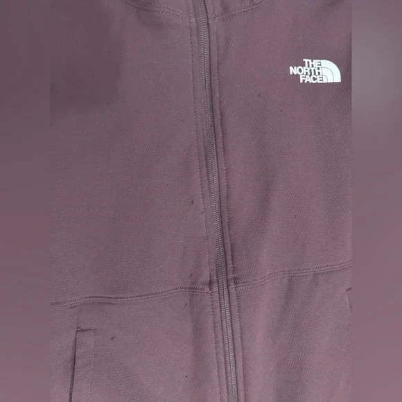 The North Face Full Zip Plush Winter Hoodie Purple, L - Picture 2 of 6